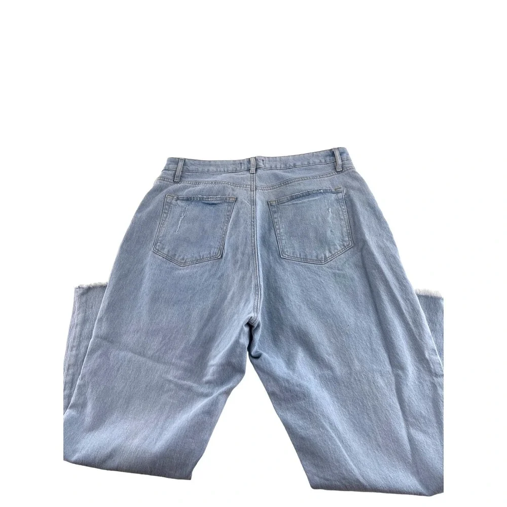 LOFT‎ Women's Light Wash Jeans Size 10/30  Curvy High Waist Straight Crop NWT